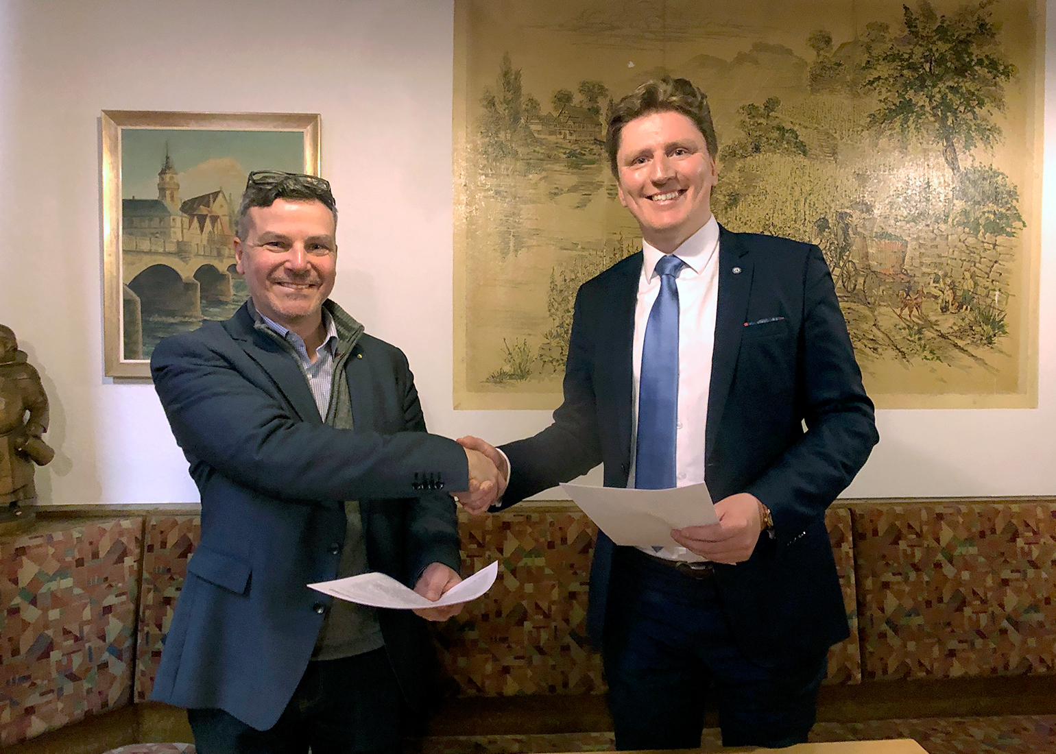 Заключено соглашение о сотрудничестве и взаимопонимании с Объединением либерального среднего бизнеса Баден-Вюртемберга